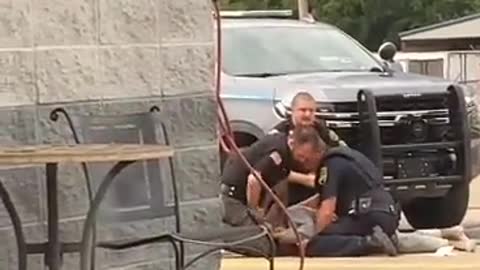 Cops Beating Up White Dude