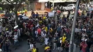 Marcha por la educación recorre las calles de Bucaramanga