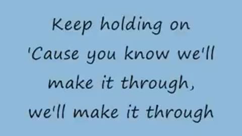 Keep Holding On Avril Lavigne lyrics