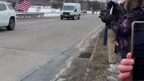 People's Convoy in Hudson Wisconsin