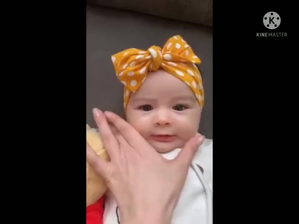 Cute baby, funny video