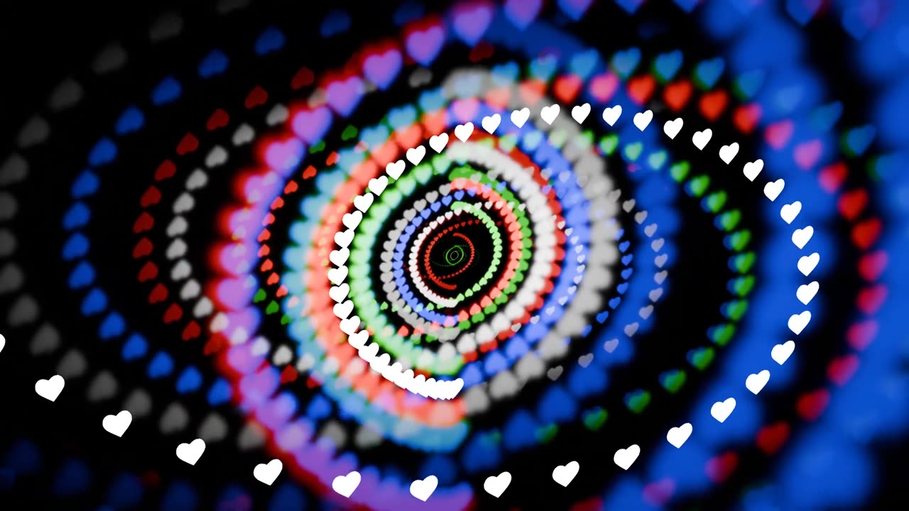 632. ❤️‍🔥Multiverse 🩵of 💛Vibrant 💗Hearts🩷🔔#PiSrnd 👁️ 💙Have Fun! 💜 4k