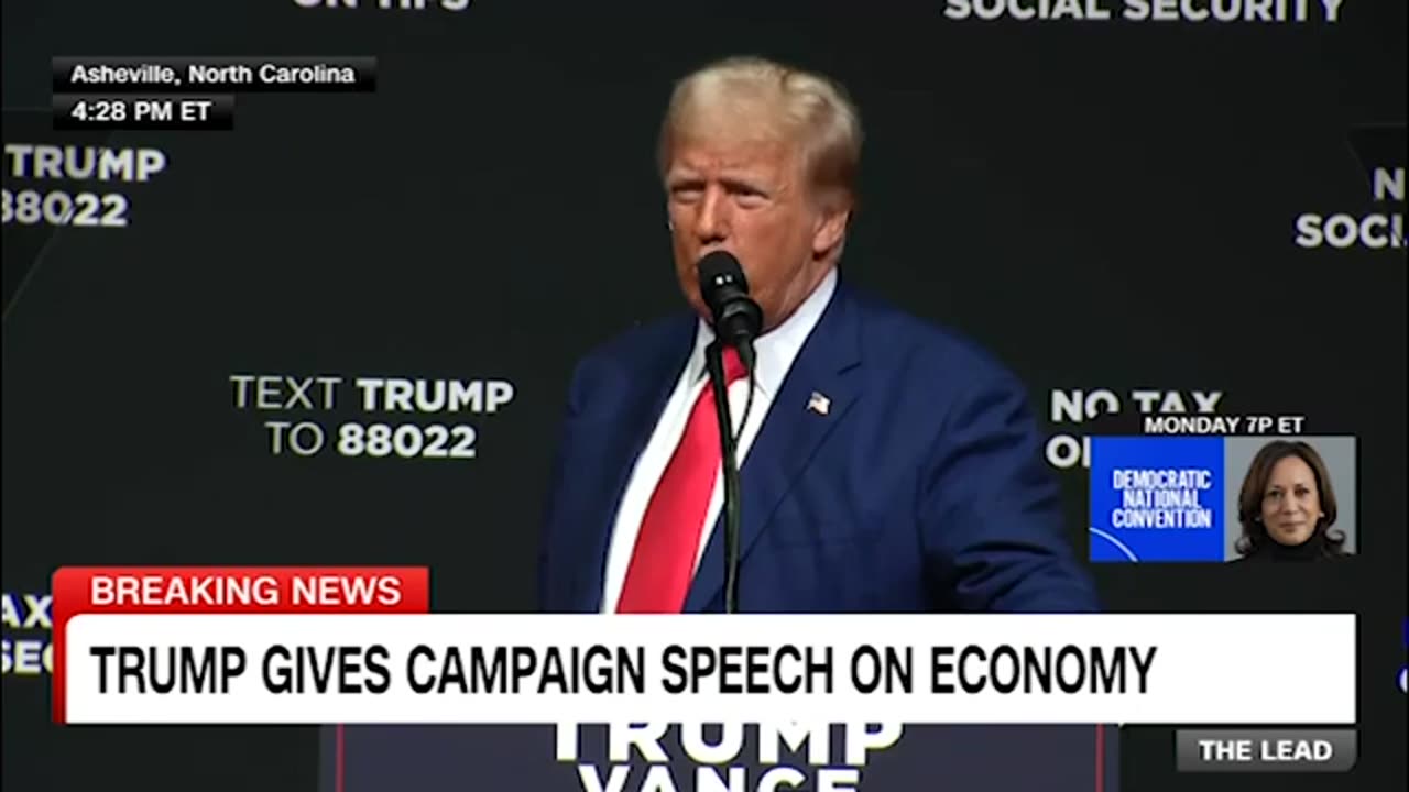 Trump gives campaign speech on economy