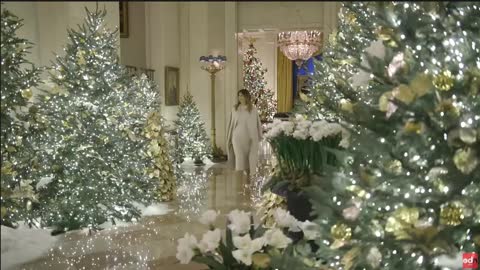 Melania Trump White House Christmas Decorations 2019