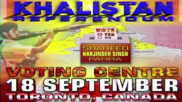 Khalistan Referendum Canada | 18th Sept 2022