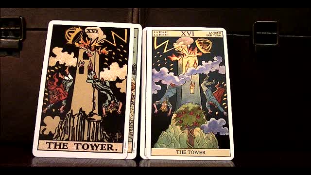 Tarot comparison: Colman Smith & New Vision