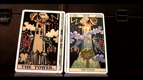 Tarot comparison: Colman Smith & New Vision