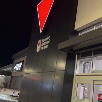 Entrance of Canada tire Edmonton