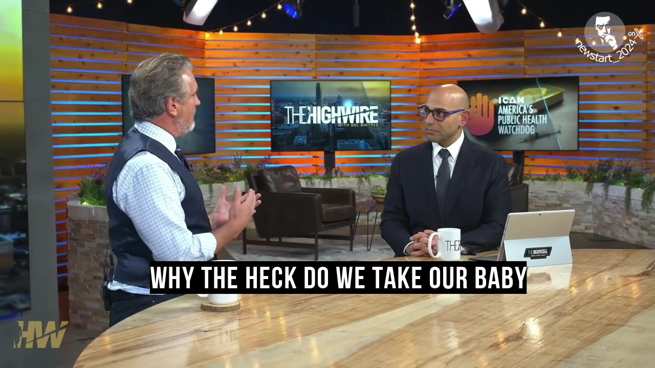 Del Bigtree on insanity of giving the hep B vaccine to newborns