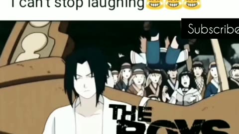 Sasuke comady😂😂scene with Naruto 🤣🤣