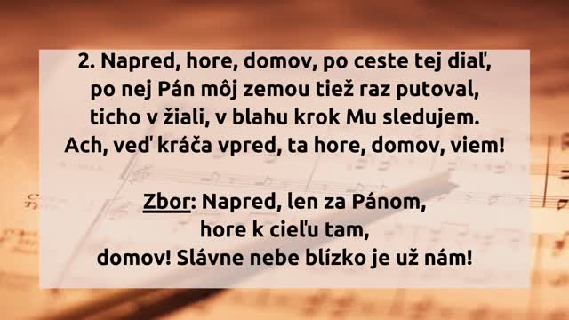 411. Napred, hore, domov