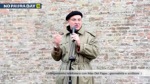 NO PAURA DAY 18, intervento di Max Del Papa, Cesena 3 aprile 2021