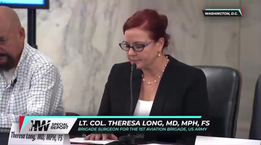 U.S Army Dr. Theresa Long Testifies on COVID Vaccines Adverse Events