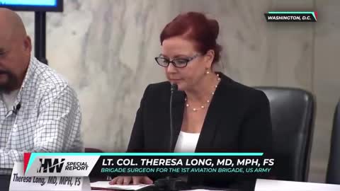 U.S Army Dr. Theresa Long Testifies on COVID Vaccines Adverse Events