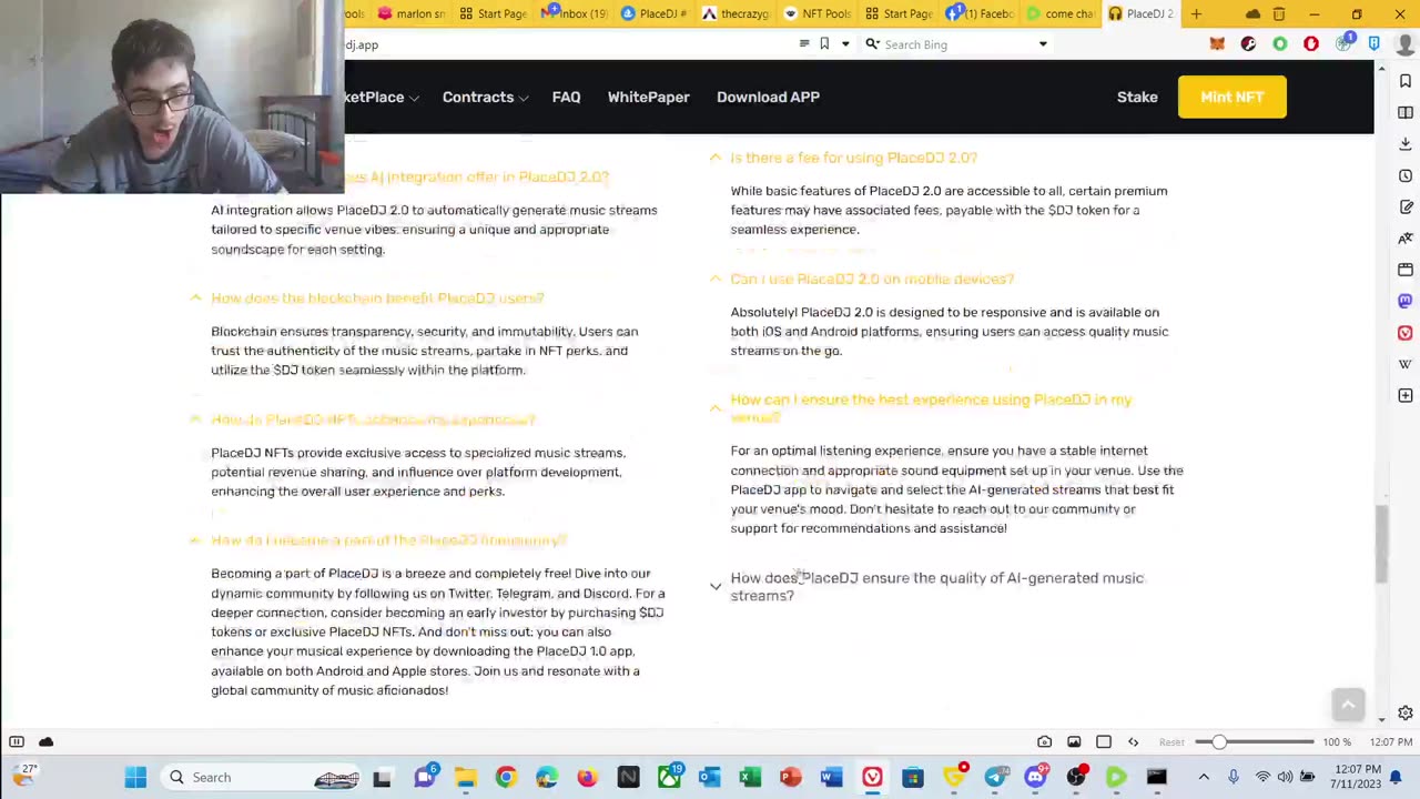 come chat to me on rumble in live chat while i use my voice and show you my nft to