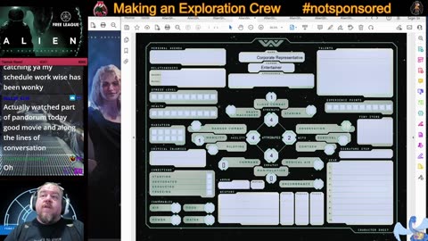 Expedition Crew in Alien RPG Building Better Worlds: A Kid, Entertainer, and Medic