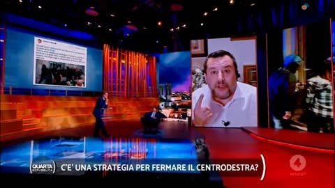 🔴 Matteo Salvini a "Quarta Repubblica" su Rete 4 (11/10/2021)