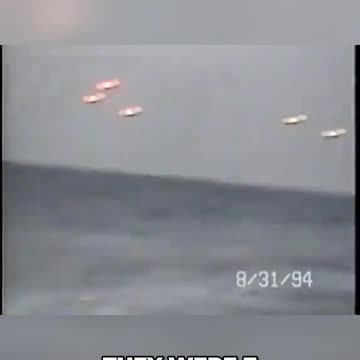 Fishermen get chased by UFOs (Classic Footage)