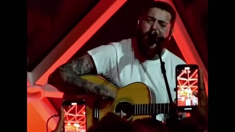 Post Malone - Circles | Acoustic | One Night in Rome, Italy 2022