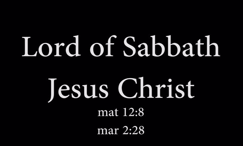 Lord of the Sabbath