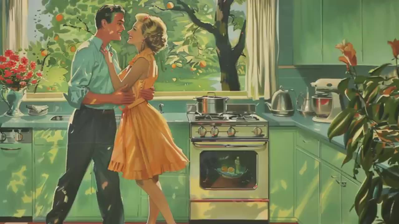 🎵 Slow Dancing in the Kitchen - Vintage Love Playlist