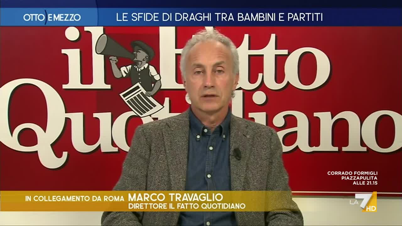 VACCINO AI BAMBINI, L'AFFONDO DI MARCO TRAVAGLIO A "OTTO E MEZZO"