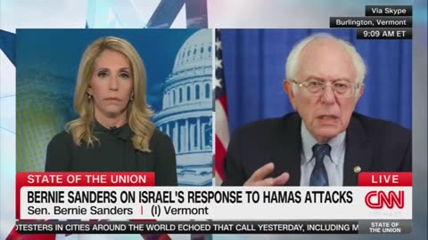 Bernie Sanders rejects calls for a ceasefire to benefit Hamas.