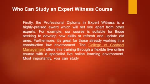 Expert witness UK