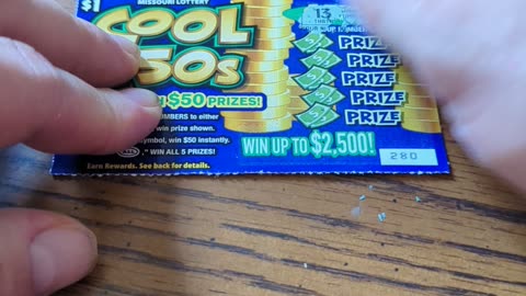 Will I win big . MO Lottery cool 50's