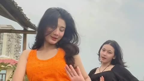 Two Beautiful Girls Dance