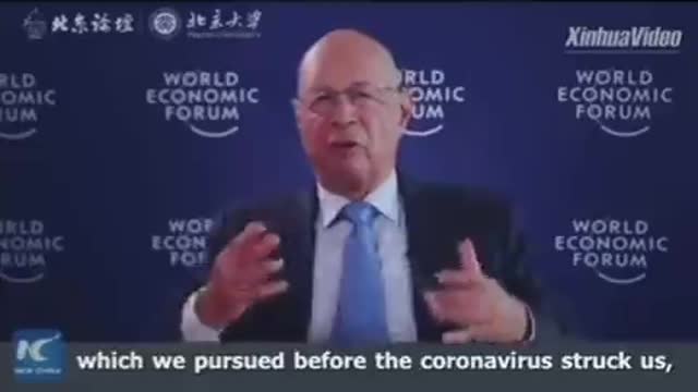 Klaus Schwab ugyanolyan nyíltan beszél a céljairól