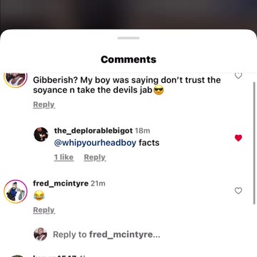 When we get one our own covid interpreters on warning us to not trust the soyance on the jab