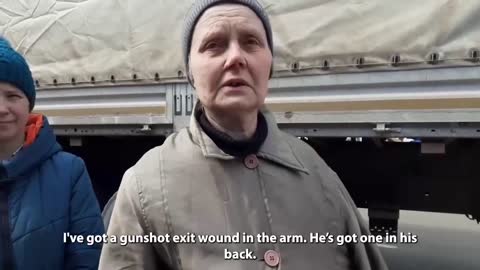 Pensioners in Mariupol were shot by a Ukrainian sniper