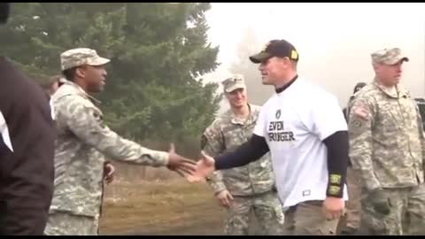 John Cena helping Ukraine soldiers