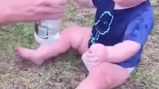 Babys funny videos play babys outdoors