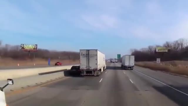 Moron Change lanes From The Other Side car crash video, car accidents