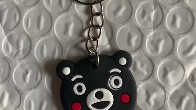 Key Pendant - black bear