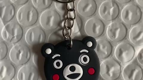 Key Pendant - black bear