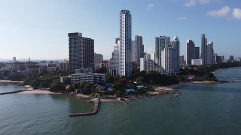 A View of a Modern City from 300 feet above the ocean - Does anyone know where this is?