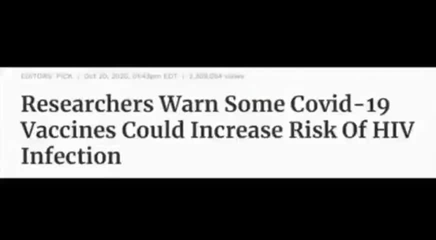 DO THE VACCINATED NOW HAVE AIDS?