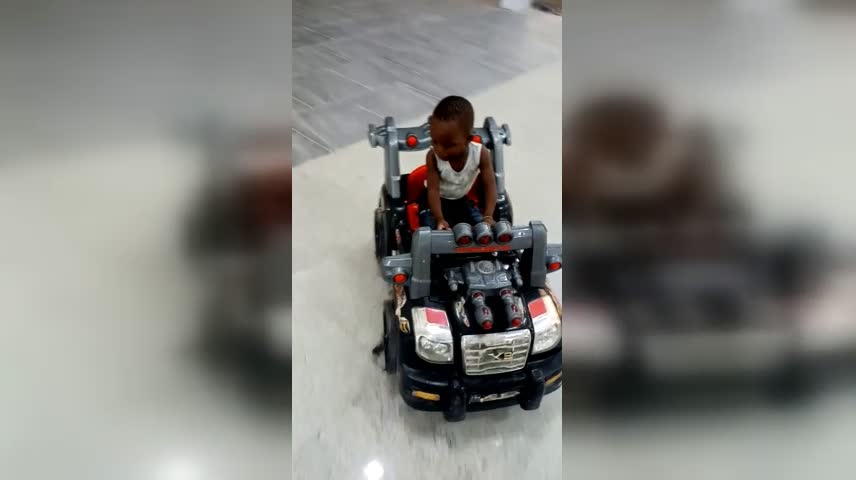 Ethan's First kids electric car ride