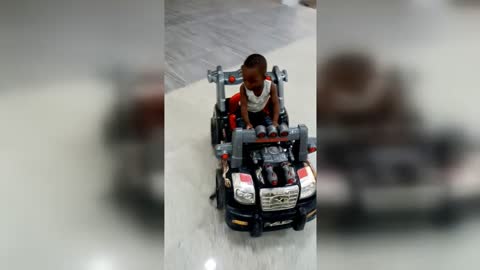 Ethan's First kids electric car ride