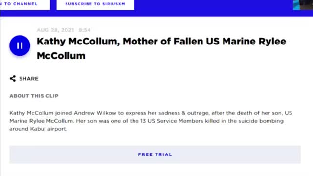 Mother of U.S Marine Killed in Kabul Airport blasts Joe Biden Administration Rylee McCollum" PART 2