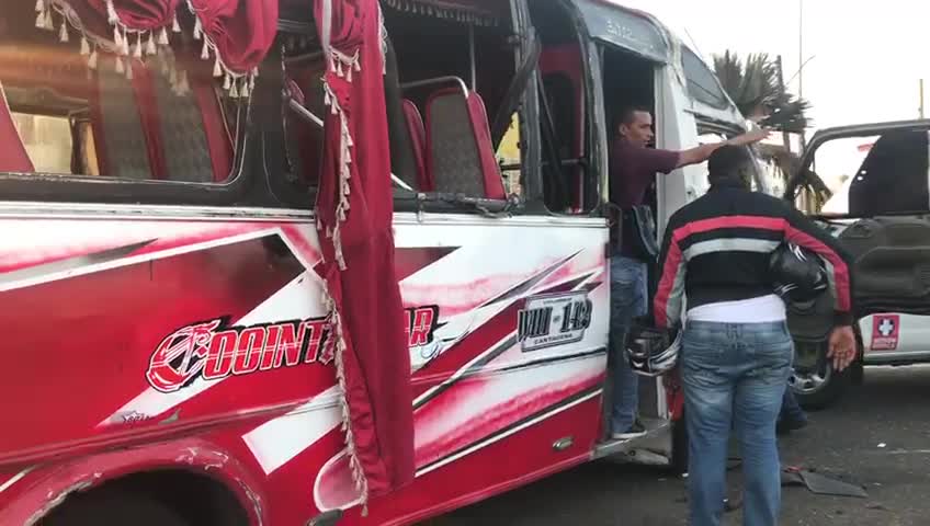 Accidente en La Santander