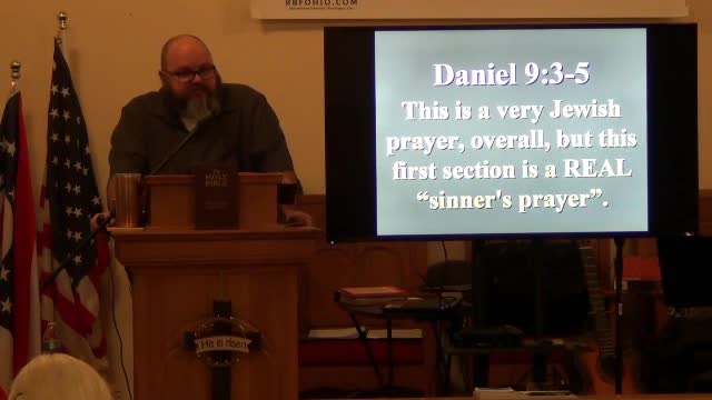 058 The Prayer of Daniel (Daniel 9:3-10) 1 of 2