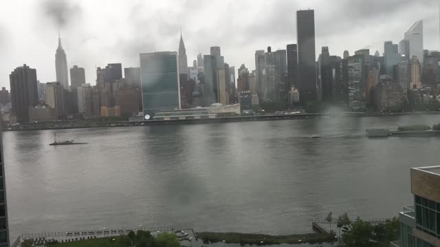 Time lapse of a Rainstorm