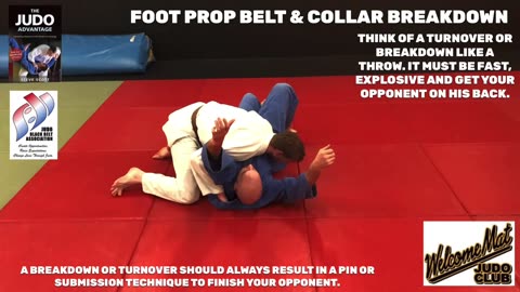 Foot Prop Belt and Collar Turnover