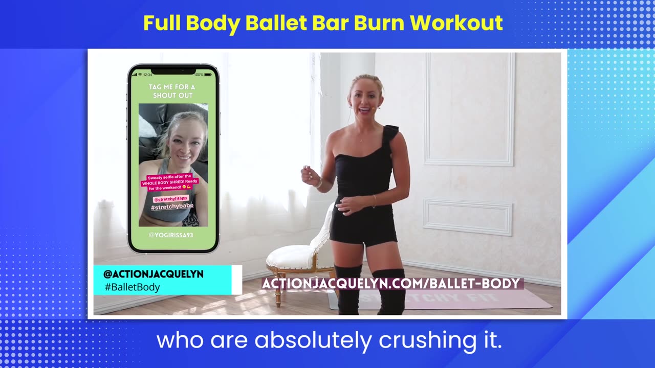 Full Body Ballet Bar Burn Workout