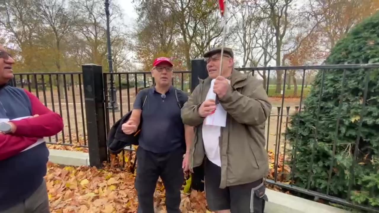 Outside the locked down speakers corner, due to a storm in a TEA CUP. 24/11/24