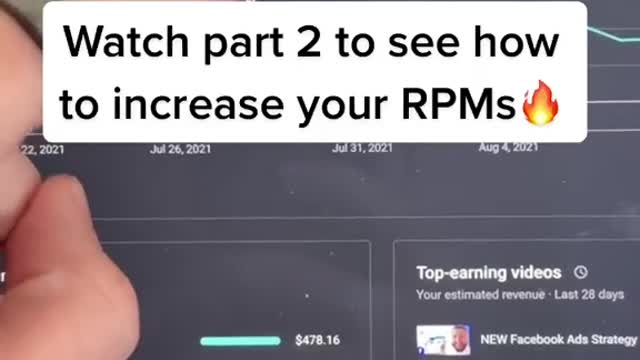 $1000.0 on YouTube per month